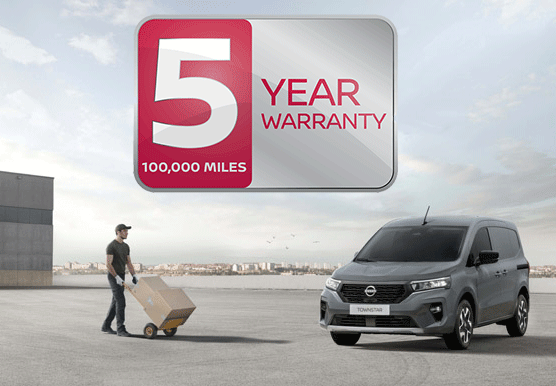 5 Year warranty (or up to 100,000 miles)